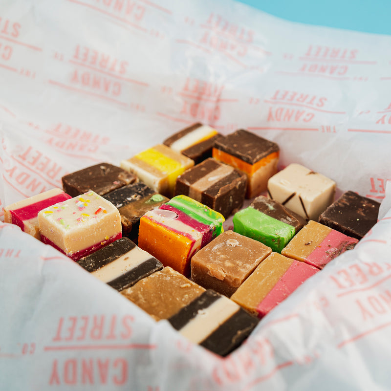 The Candy Street Mystery Halal Fudge Box
