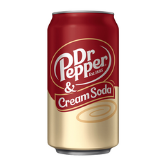 Dr Pepper Cream Soda - 330ml - Limited Available