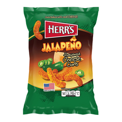 Herr's Jalapeno Poppers Cheese Curls 185g