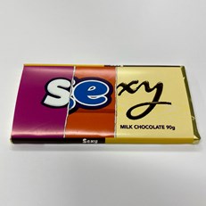Rude Wrappers Milk Chocolate Sexy 90g